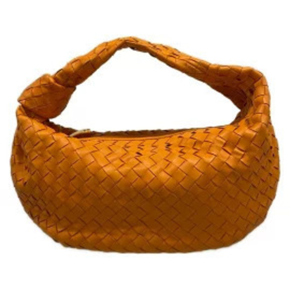 BOTTEGA VENETA The Jodie Shoulder Bag Orange Leather